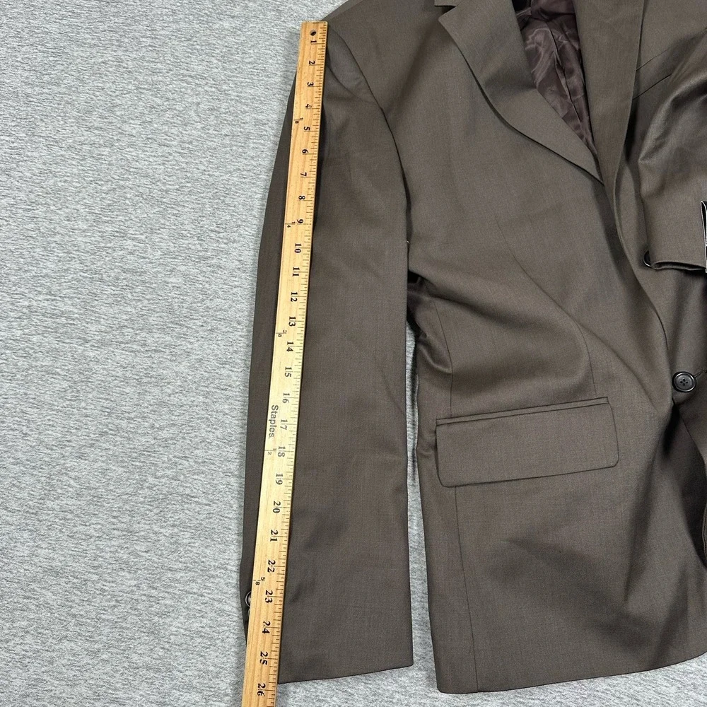 Banana Republic Blazer Mens Size 46R Brown Wool  Two Button City Jacket NEW